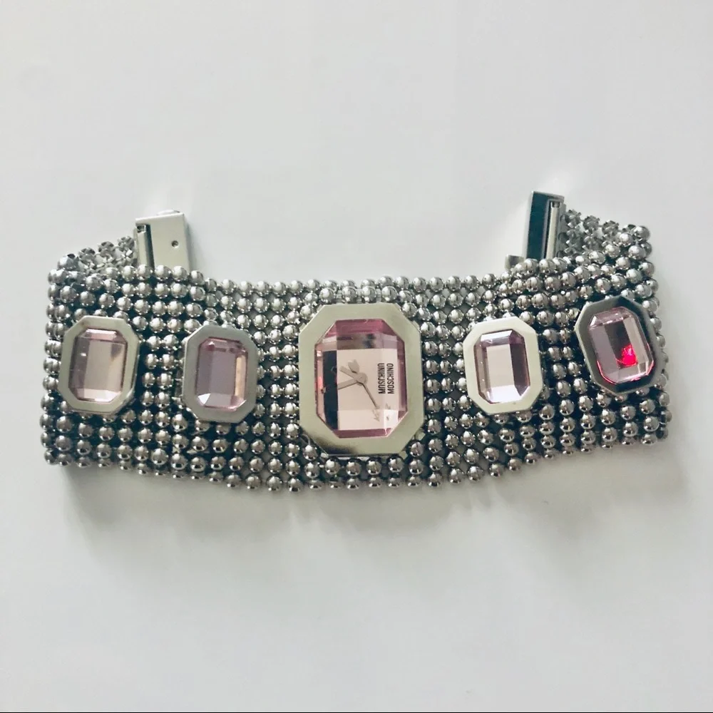 Moschino Cuff Bracelet/Watch🔥 - Picture 4 of 16